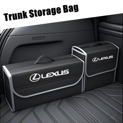Caja Organizadora de Maletero de Coche Bolsa de Almacenamiento Plegable de Gran Capacidad Para LS LC RZ IS350 ES300 GS350 CT200h GX460 LX570 RX500h NX300