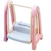 Cute 1:12 Miniature Dollhouse Swing Simulation Slide Rocking Horse Model Pretend Kindergarten Furniture for Doll Accessories Toy
