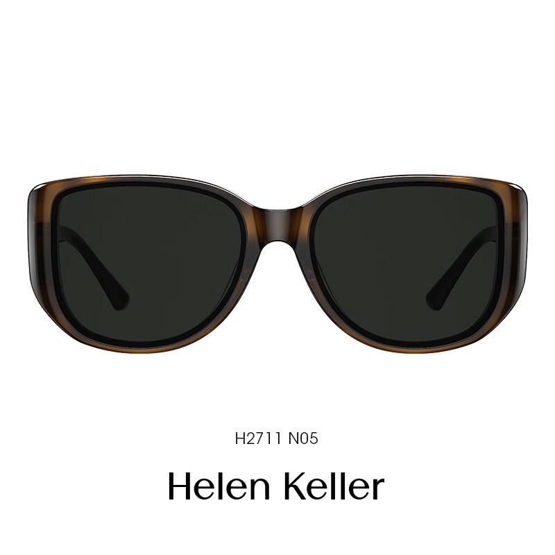 Helen Keller Retro Polarized Cat-Eye Sunglasses