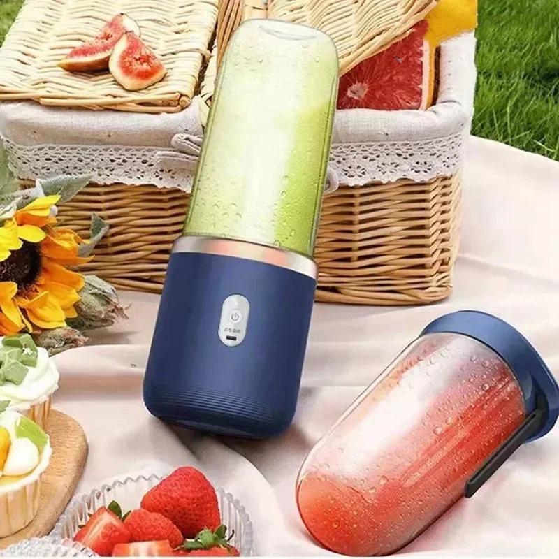 Bottiglia frullatore elettrico portatile 6 lame Frullatore multifunzione per succhi Succo fresco Smoothie Ghiaccio tritato Tazza Macchina spremiagrumi professionale per alimenti