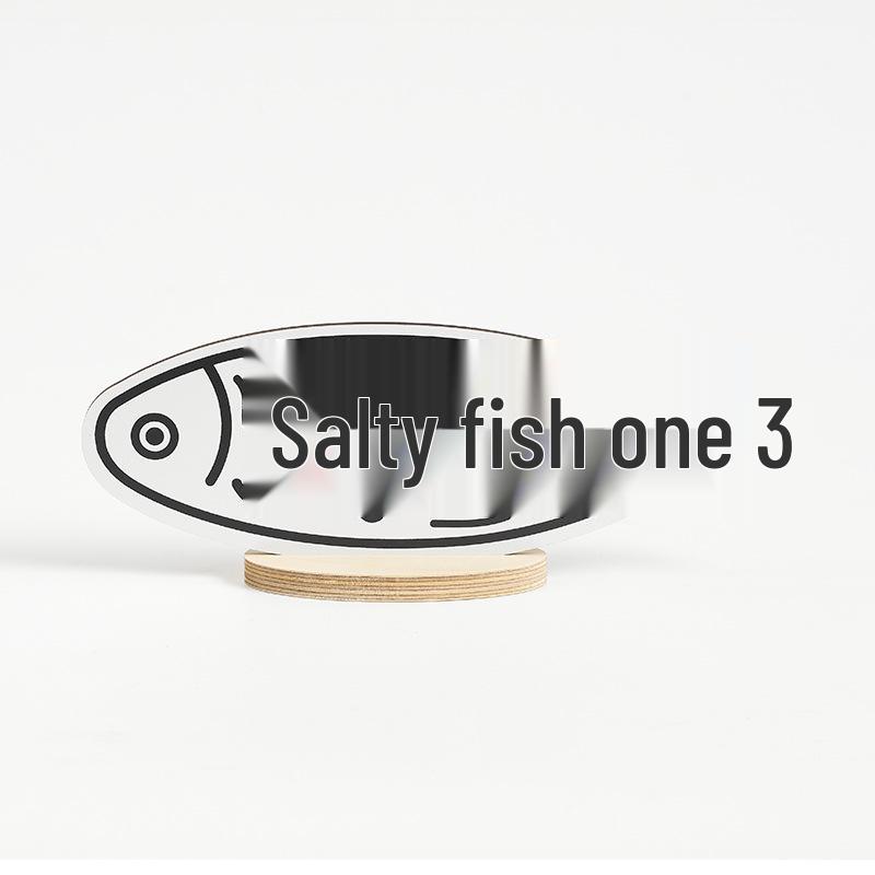 

Wozoom Креативный настенный декор в форме рыбы - Забавное украшение для офисного стола.