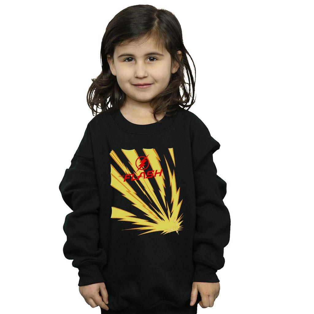 DC Comics Girls The Flash Lightning Bolts Sweatshirt
