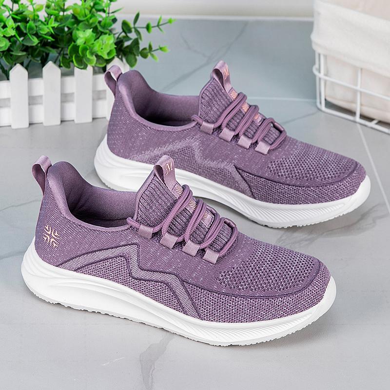 Women's Breathable Soft Sole Casual 2025 Summer New Single Shoe Fitness Shoes Korean Version Fashionable Sports Shoes