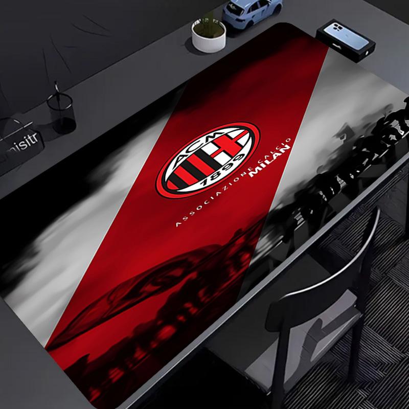 Associazione Calcio Milan Mauspade - Rutschfeste Gummibasis, Glatte Oberfläche für Arbeit, Gaming, Büro und Heimgebrauch, Schreibtisch-Mauspad