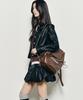 Nick&Nicole Crystal Leather Shirring Backpack_Brown