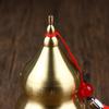 Brass Gourd Feng Shui Ornament With Tassel Feng Shui Decorative Collectible For Prosperity And Longevity Home Office Desk Decor