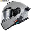 Flip-Up Motorcycle Helmet With Bluetooth 903 Dual Visor 3C Certified All