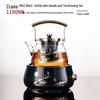 Electric Ceramic Tea Brewer with Heat-Resistant Glass Kettle - Fully Automatic Steam Heating Tea Boiler