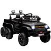 Children's Electric Car Electric Buggy for Children 2 Motors 12 V 3 Speeds Rear Trailer 122L X 62.5W X 65H Cm Black