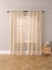 Beige Floral Lace Curtains Country Style for Living Room Bedroom Decor Ideal for Parties And Events Decoration
