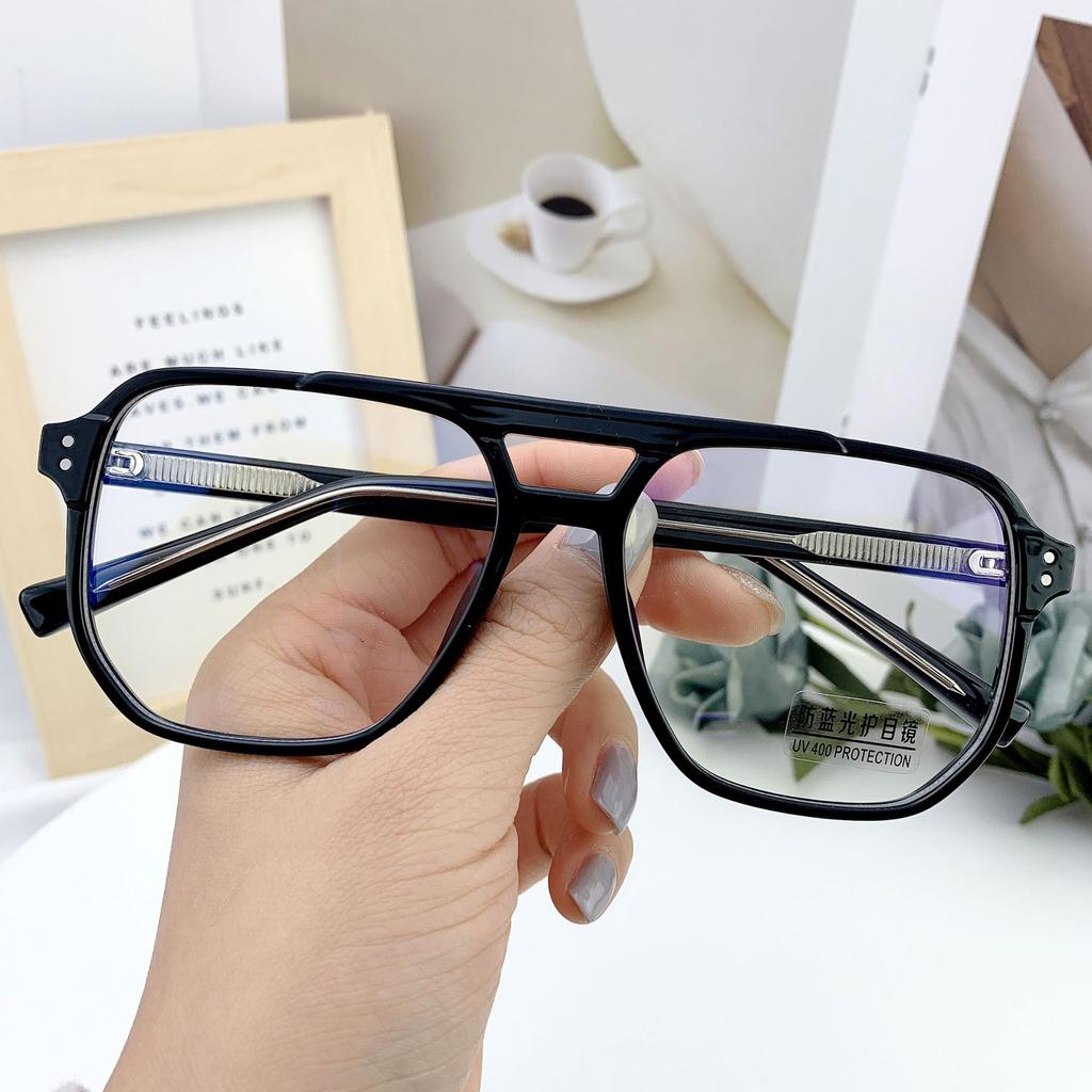 New Fashion Vintage Oversized Reading Glasses Unisex Anti Blue Rays Leoaprd Square Eyeglasses Antifatigue Computer Eyewear