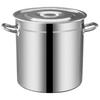NASHIDE DL0072 304 Stainless Steel Commercial Storage Pot with Lid