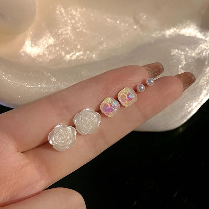 Elegant Fairy Flower Earrings Set 2025 - Trendy, Niche, Simple Design for Women