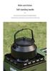 Koman BKSW-1 Portable Stainless Steel Camping Kettle and Tea Infuser for Outdoor Cooking and Boiling Water
