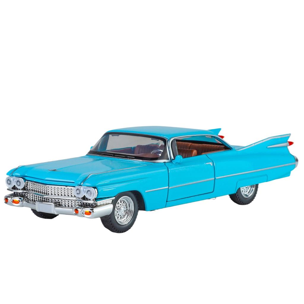 1/32 Cool Cadillac Big Rocket Alloy Model Car, High-quality Alloy Car Toys, Exquisite Decorations, Christmas Gifts