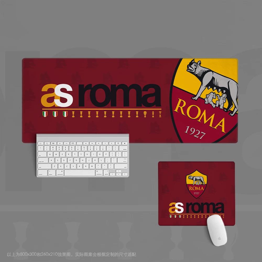 New Creative Extra Large Leather Non-slip Stain Resistant Mouse Pad Office Keyboard Table Football Fan Supplies Student Gift Roma Totti Periphery
