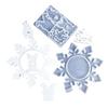 2pcs/Set Handmade Jewelry Decoration Mould Epoxy Resin Christmas Tree Snowflake Pendant Mold Jewelry Making Supplies