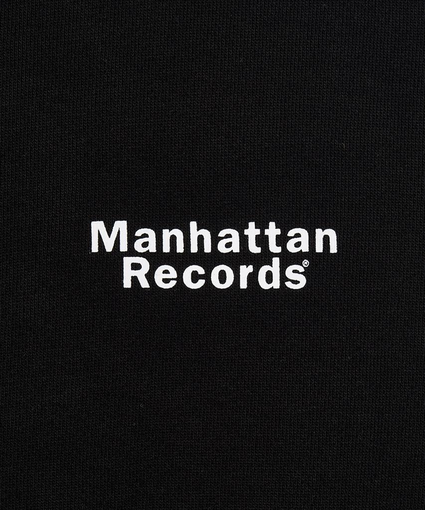 Manhattan Records Classic Logo Zip Up Hoodie - Black