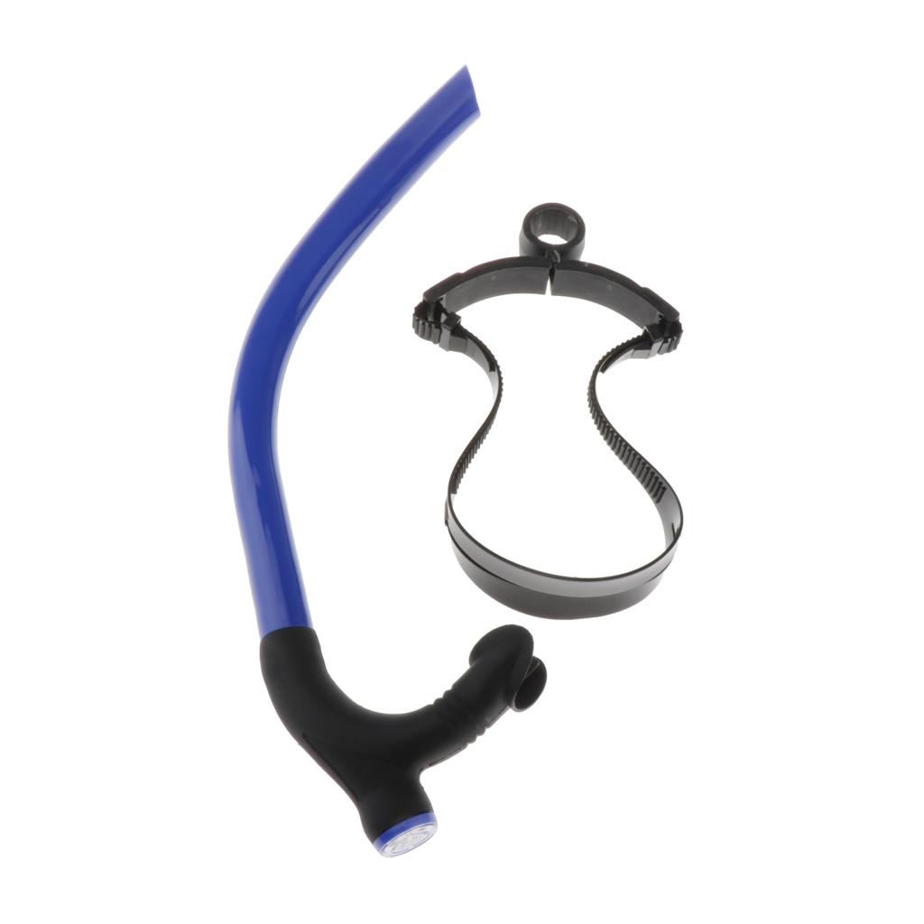 Deluxe Snorkel Swim Stroke Training Mouthpiece Tube Strap