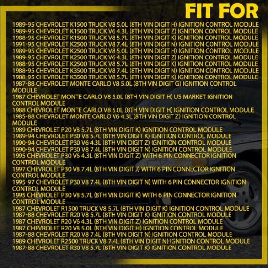 Ignition Control Module Fit For Buick/Cadillac/Chevrolet/GMC/Oldsmobile/Pontiac