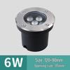 Low Voltage 12V-24V Outdoor LED In-Ground Light: Waterproof, Stainless Steel for Parks and Courtyards