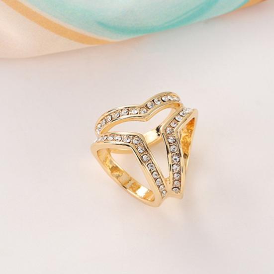 Scarf Button Three-Ring Design Rhinestones Inlaid Scarf Buckle Korean Style Scarves Shawls Scarf Fastener Jewelry Accessory