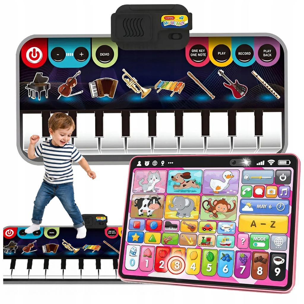[PACZB] Set 2 in 1 educational mat 60x30cm + interactive tablet for children (Z3209+Z3498R) Z3209Z