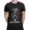 Men Women's T-Shirt Black Phone 2 Movie T-Shirts Novelty  Summer Tee Shirt Y2K Funny Custom Logo Cotton Tops Plus Size 5XL