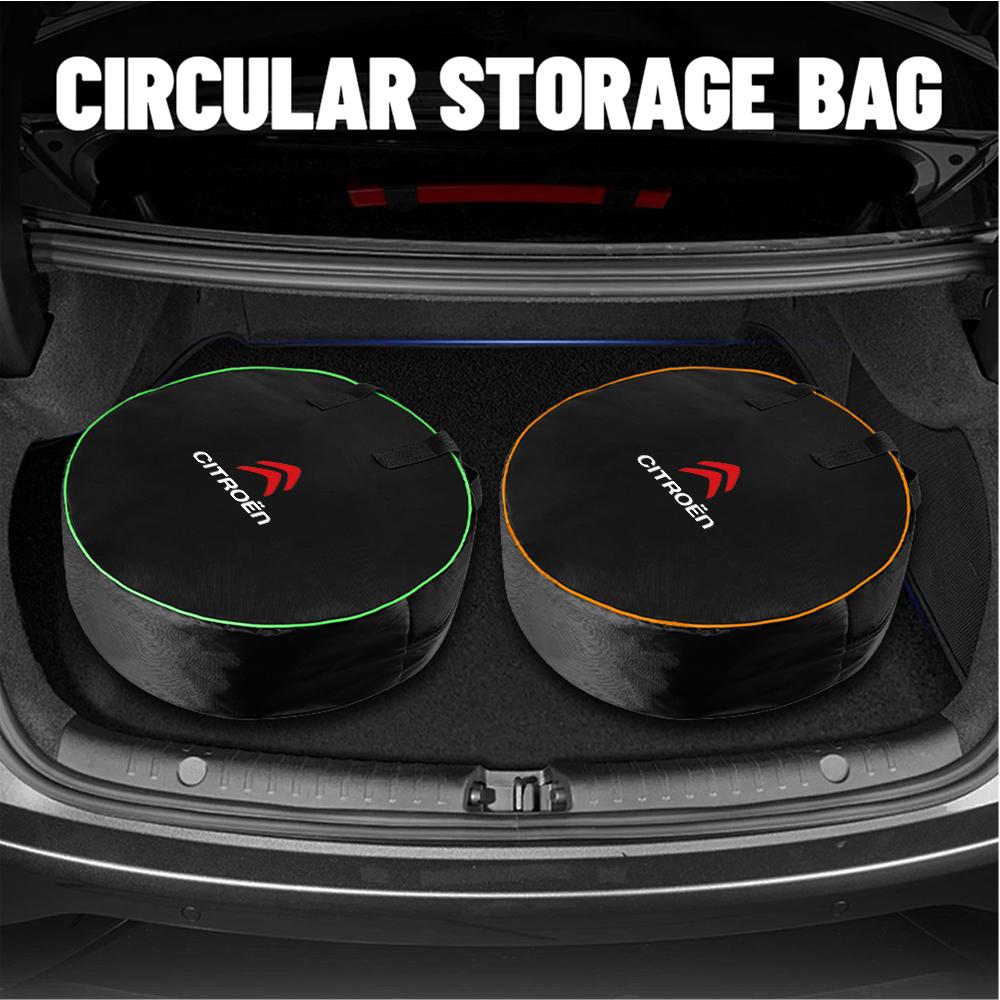Auto Oplaadkabel Opbergtas Draagbare Oplader Container Opslag Voor Citroen C1 C3 C4 Picasso C4L C5 C-ELYSEE DS DS3 DS5 Berlingo