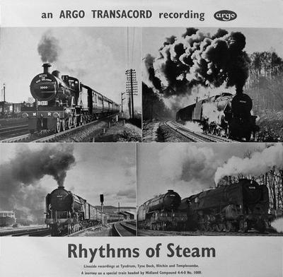 LP Record NO ARTIST - Rhythms Of Steam ZDA28 Argo 1964 UK Sound Effects & Nature Used