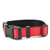 Reflective Nylon Dog Collars Adjustable Safe Pet Collar for Small Medium Large Dogs(Red L)