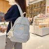 Spring New Style Junior High School Student Backpack for Girls, Fashionable and Simple High School and College Student Double Shoulder Bag