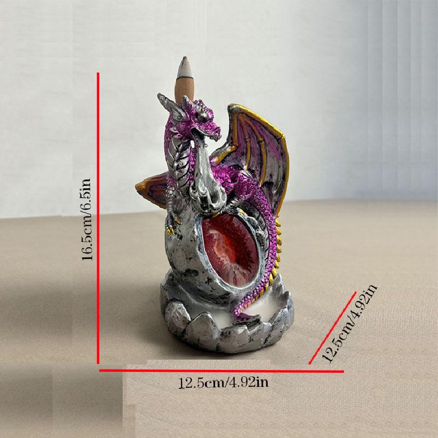 Dračí pryskyřičný refluxní kadidelnice Vnitřní kadidelnicová dráha Jógová dekorace Refluxní kadidelnice Kadidelnicová dekorace