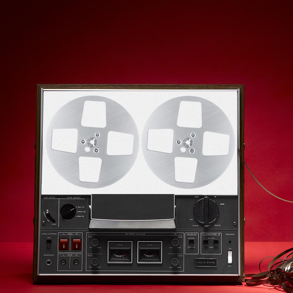 7 Inch Empty Tape Reel Reel-to-Reel Recorder Accessory Take Up Reel Aluminum Open Reel Audio Tape for Reel To Reel Tape Recorder
