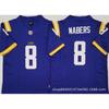 LSU Tigers Football Trikot Herren College Stil Bestickt Trainingsuniform NCAA Teamkleidung