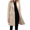 Giacche Invernali Donna Taglia Forte Autunno Moda Casual Cappotto Manica Lunga Media Lunghezza Cardigan Monopetto Giacca a Vento
