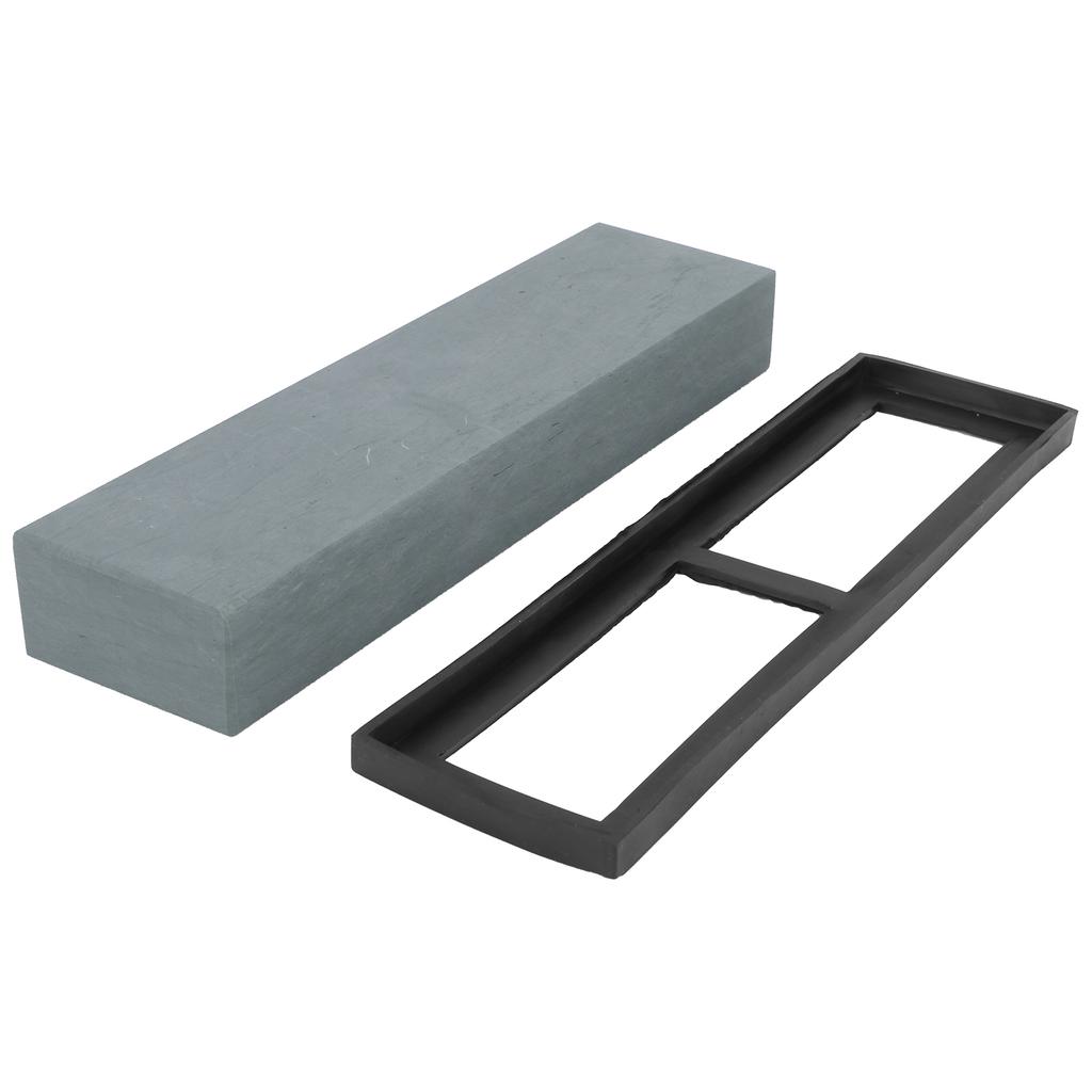 5000 Grit Sharpening Stone Fine Grinding Oil Stone for Household Kitchen Knife with Silicone Base