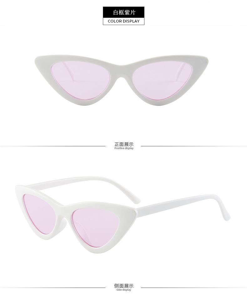Vintage Cat eye Sunglasses Women Sexy Retro Small Cat Eye Sun Glasses Brand Designer Colorful Eyewear For Female