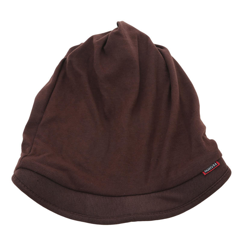 Women's Autumn Winter Beanie Hat Solid Color Outdoor Windproof Warm Thickened Hood Knitted Hat