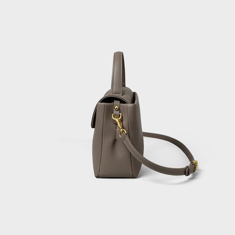 Texture Soft Women Leather Handbag, New Retro Small Square Bag, Versatile and Fashionable Shoulder Bag, Crossbody Women's Bag