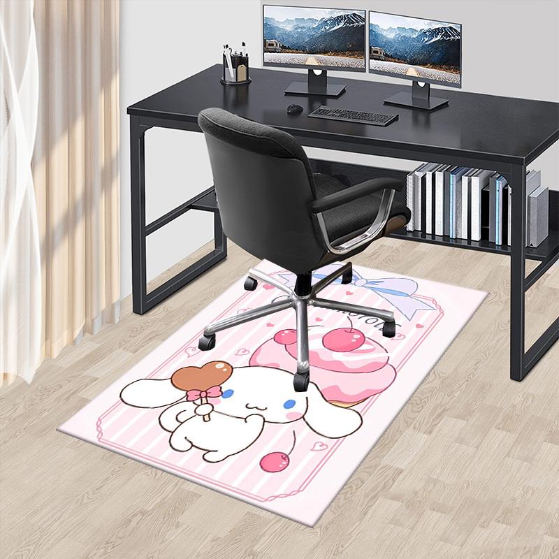 

Cinnamoroll Anime Cartoon Design Chair Mat Non-Slip Carpet for Office, Home Decor, Living Room, Bedroom, Game Room, Dormitory Gift Seasonal Universal. 60cm by 90cm