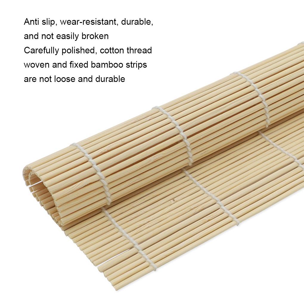 Sushi Maker - Convenient And Durable Bamboo Rolling Tools Sushi Rolling Roller Mat Lightweight Natural Bamboo Easy To