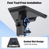 Adaptateur de Poteau pour Starlink Mini/ Gen 3 Support de Montage sur Toit Adaptateur de Tuyauterie Support de Montage sur Poteau Kit de Montage Supérieur Accessoires
