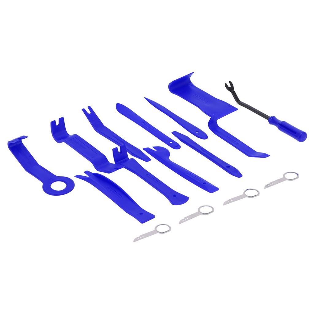 16Pcs Auto Removal Tool Trim Pry Audio Repair Set Kit for Car Door Panel Instrument DeskBlue