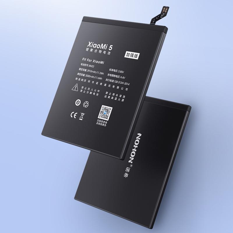 Replacement Battery NOHON For Xiaomi Mi 5 6 8 Lite 9 Pro SE CC9 CC9E 9Lite 10 A3 Max3 POCOPHONE F1 Redmi 3 3S 3X 4X Note 2 4 X