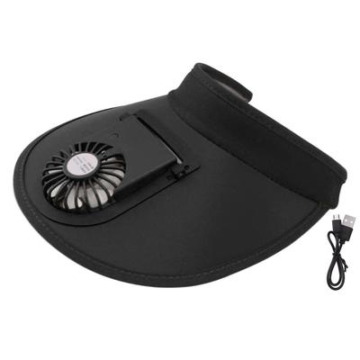 Fan Hat for Women Kids Large Area Sun Protection 3 Gear Wind Speed USB Rechargeable Cooling Hat