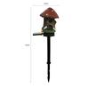 1PC/2PCS/4PCS Solar Resin House Light Arden Solar Lamp Outdoor Decor LED Light Waterproof Small House Floor Plug Lamp