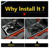 LHD ABS Carbon Fiber Gear Shift Panel Control Center Console Stall Sequ Cover Trim For VOLVO XC40  - 2025 Accessories