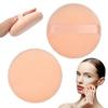 2Pcs Powder Puff, makeup Sponges 5 inch Cotton Super Soft Large Body Powder Puffs for Women Female for Face Cleaning Makeup Foundation Blending Gift