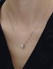 Hyeres Lor Champagne Full Moon Silver (W) Duo Shine Necklace S Hl2N63239W9450
